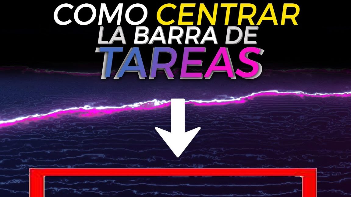 Centrar iconos en la barra de tareas de Windows 10