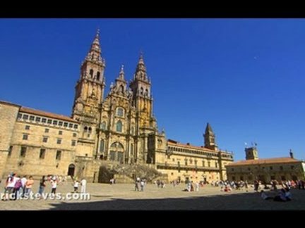Poner una vela en la catedral de Santiago