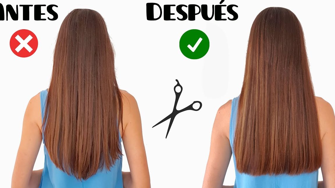 Cortar las puntas del pelo en casa