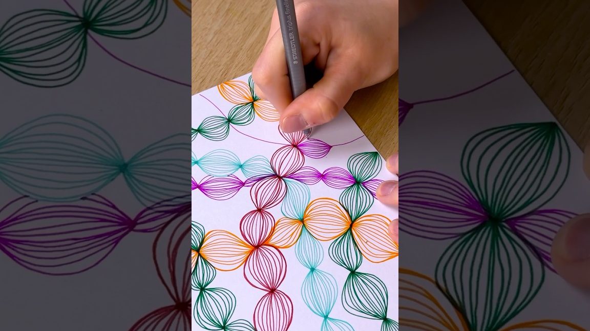 Adornar el borde de una tela con dibujos de ondas