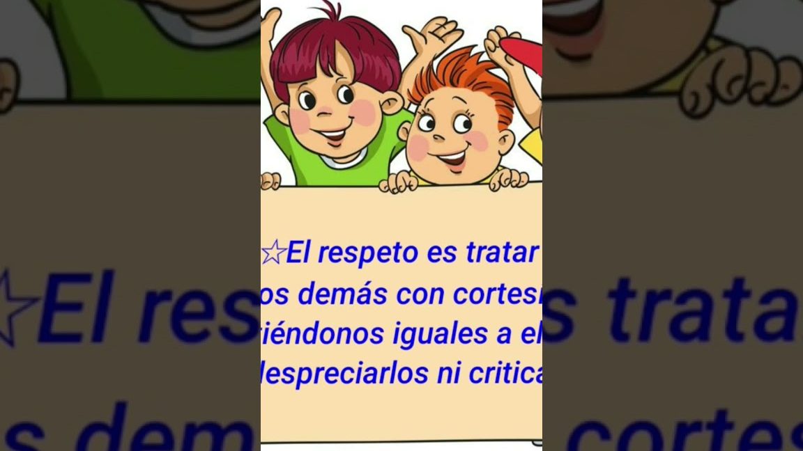 Tratar a los demás de manera positiva (dignidad, aprecio y gratitud) es un signo de