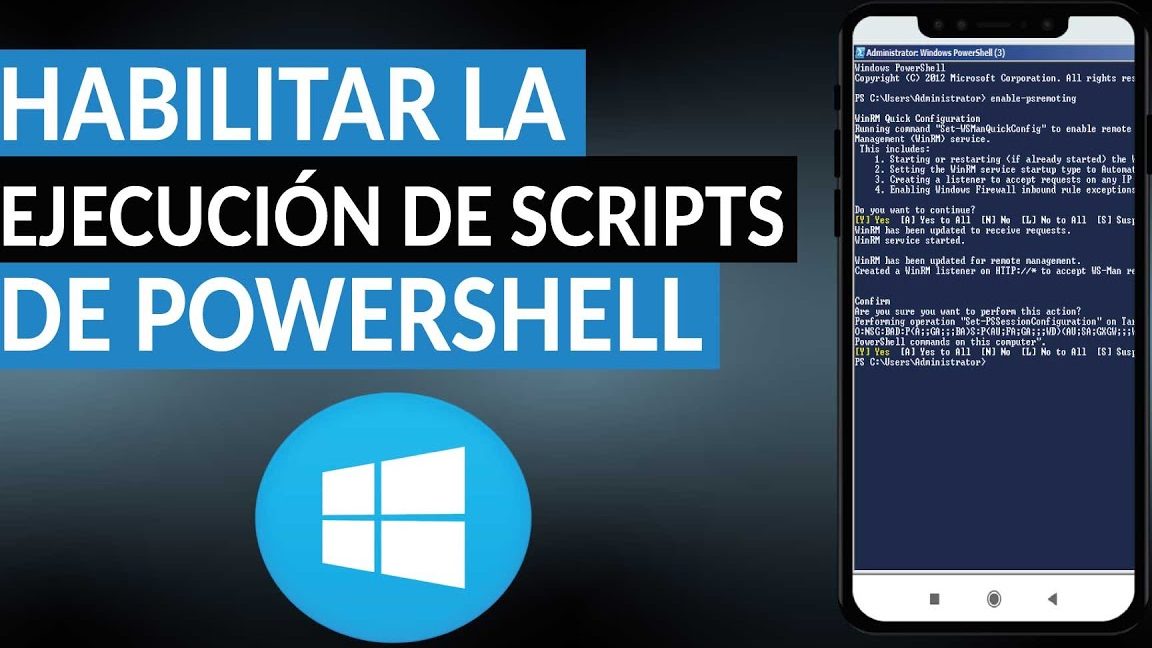 Habilitar la ejecución de scripts para PowerShell