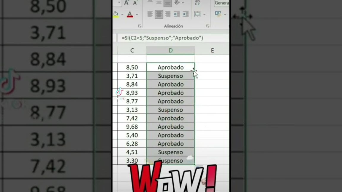 Aplicar formato condicional a toda la columna