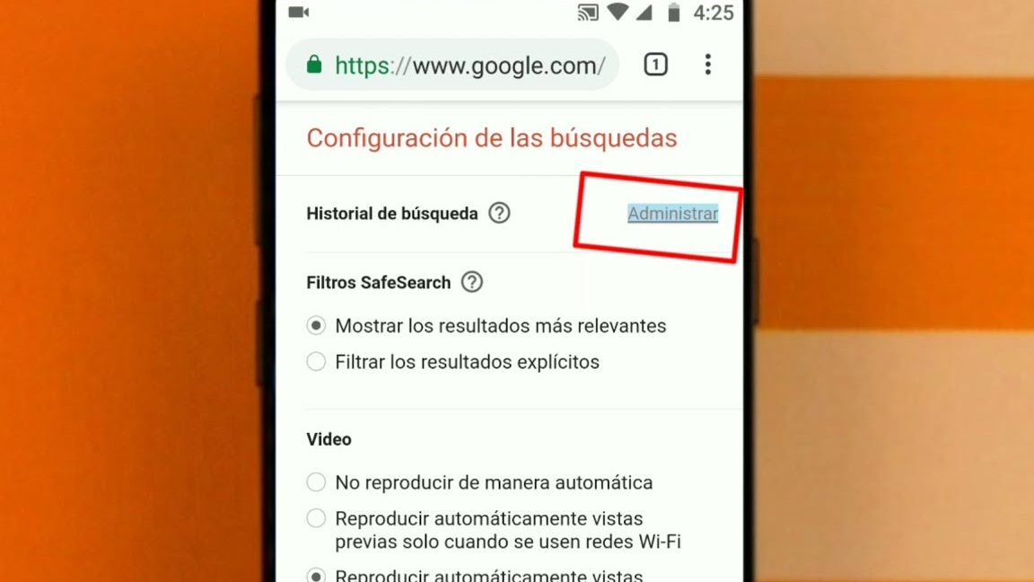 Administrar qué aplicaciones pueden acceder al historial de uso del teléfono