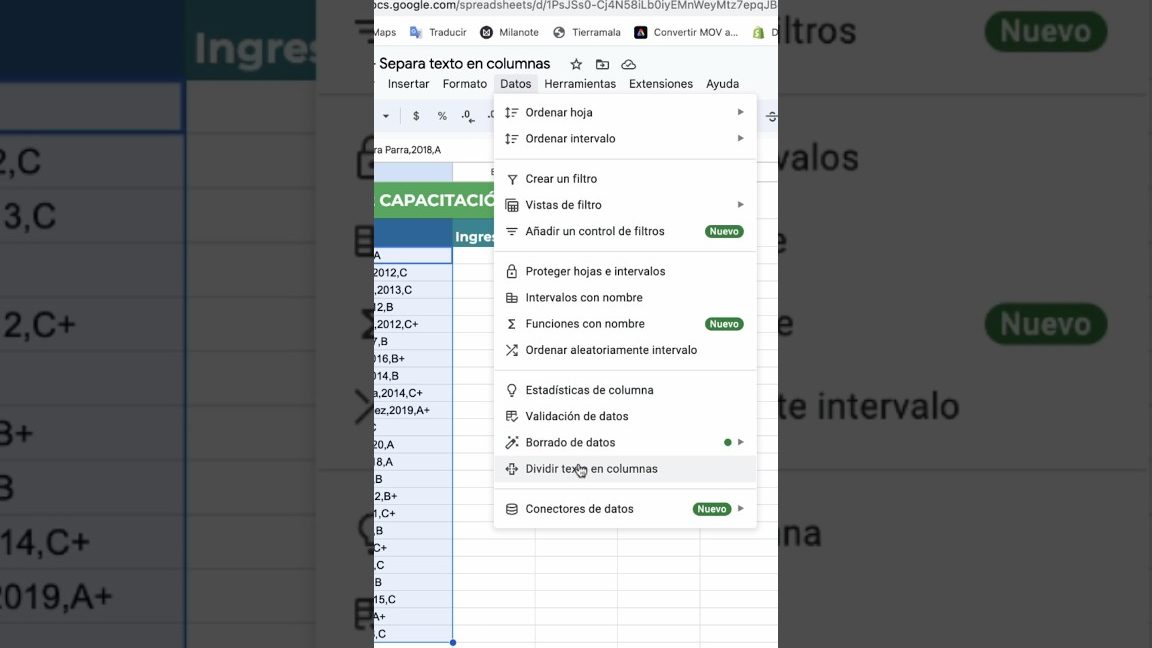 Describir las características de protección y seguridad en hojas de cálculo