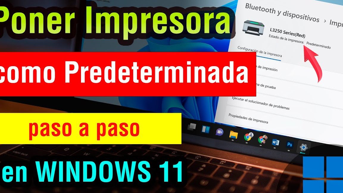 Establecer la impresora predeterminada en Windows