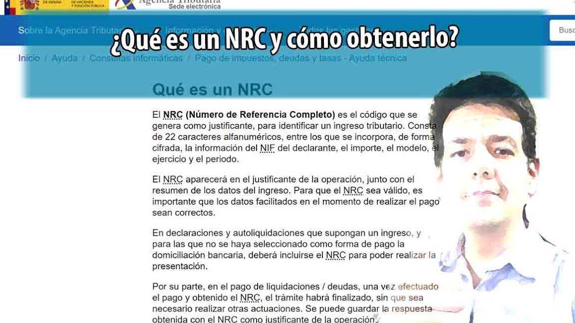 Introducir NRC de un pago ya realizado