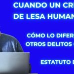 Juzgar los crímenes de lesa humanidad, los crímenes de guerra y el genocidio es competencia de