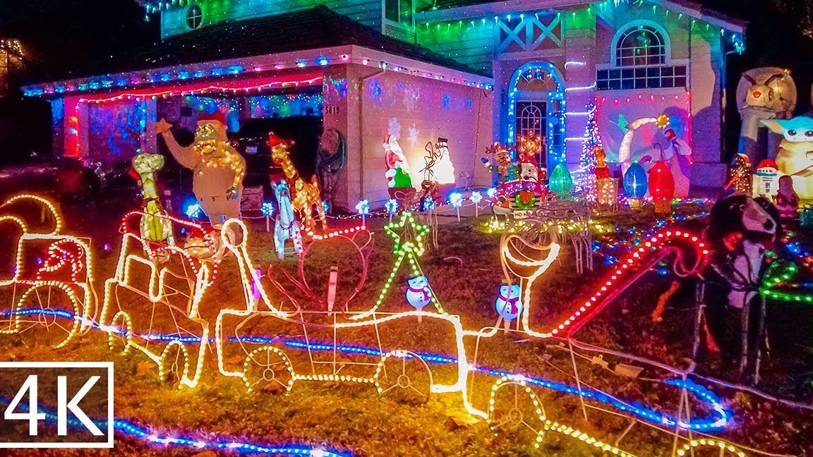 Imaginar que son luces de navidad