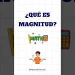 Comparar una magnitud con otra de la misma especie