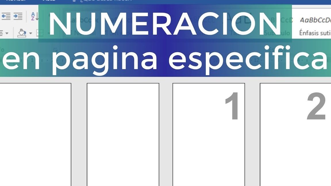 Incorporar un índice con número de páginas de manera semiautomática en un documento