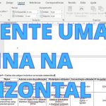 Poner solo una página en horizontal