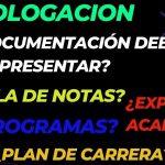 presentar documentacion