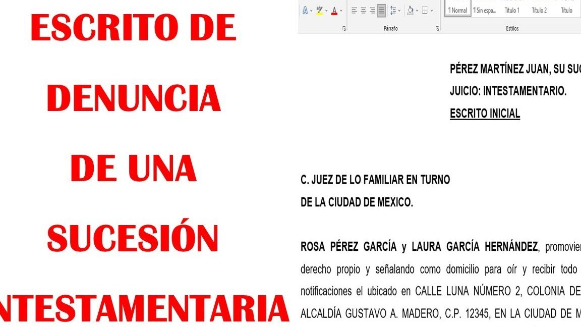 Redactar la denuncia relacionada con el problema mencionado