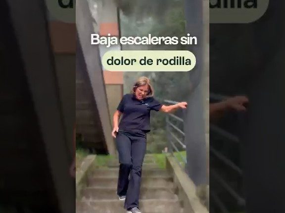 Subir escaleras después de la operación de rodilla