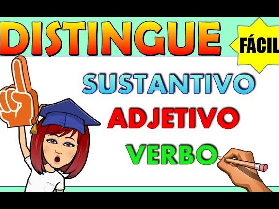 Clasificar palabras en sustantivos, adjetivos y verbos