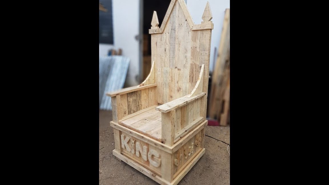 Fabricar el retrete trono de madera Sims 4